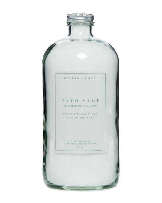 Washed Cotton Bath Soak Salt