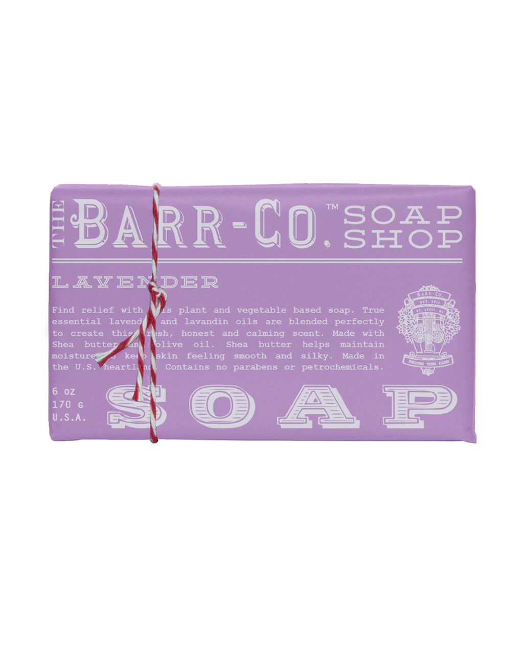 Barr-Co. Lavender Triple Milled Bar Soap