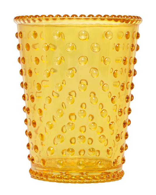 No. 13 Cedarwood Bonfire Empty Hobnail Glass