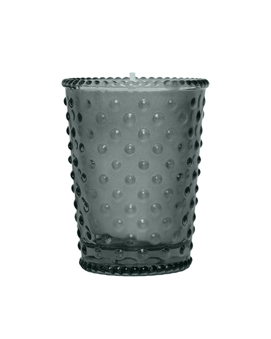 Fern Votive Hobnail Glass Candle