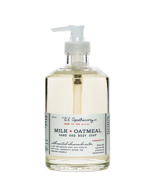 Milk + Oatmeal Hand and Body Soap