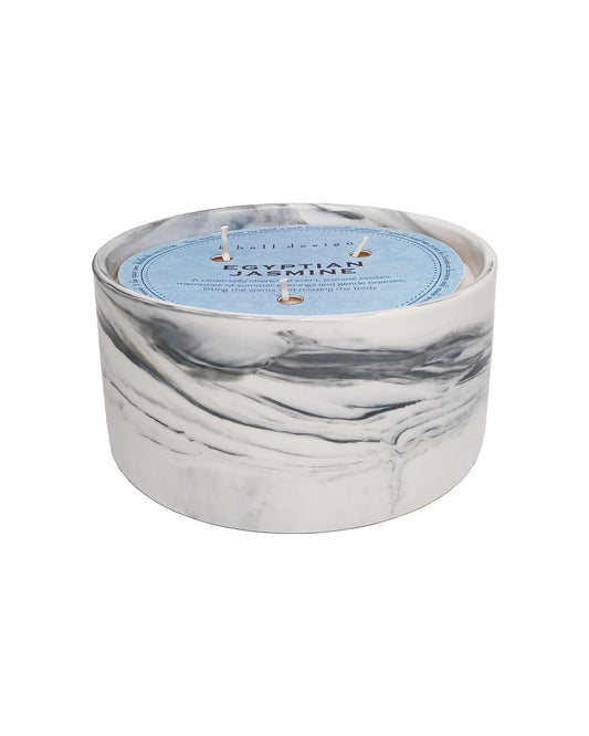 Egyptian Jasmine Marble Candle