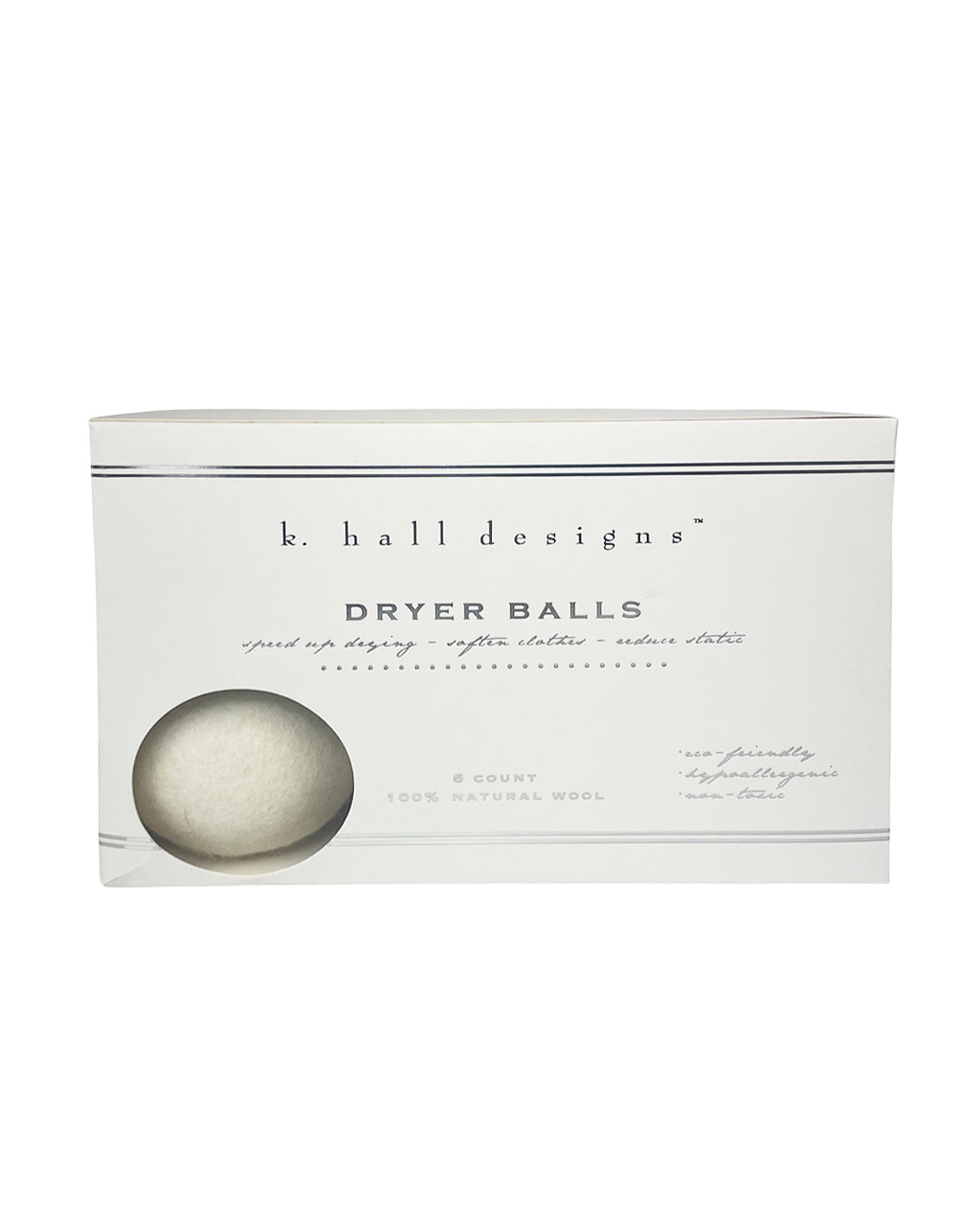 K. Hall Designs Wool Dryer Balls