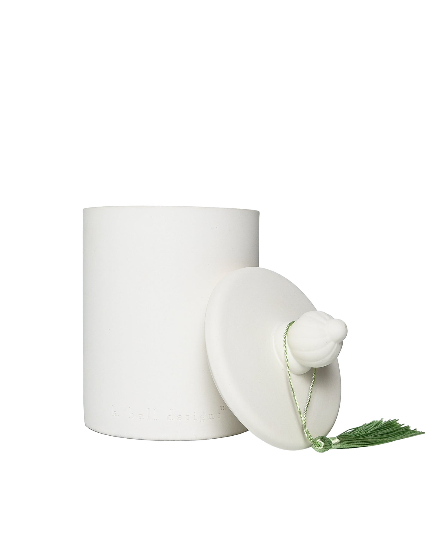 Moss Ceramic Candle