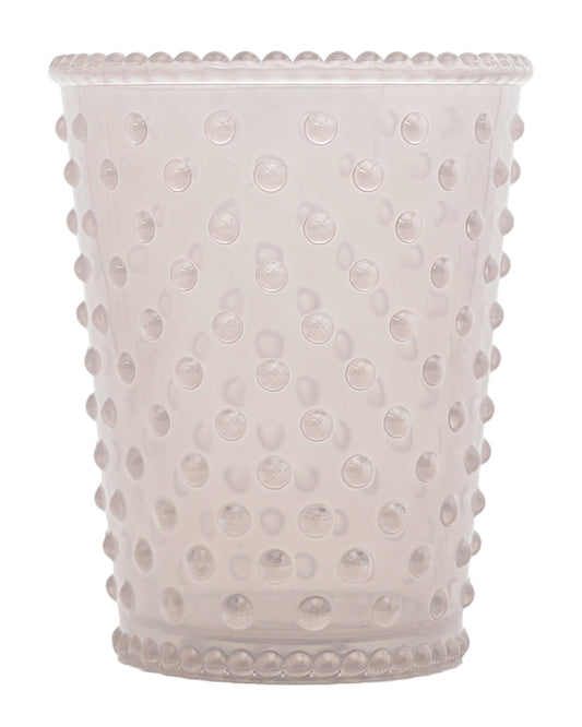 No. 42 White Flower Empty Hobnail Glass