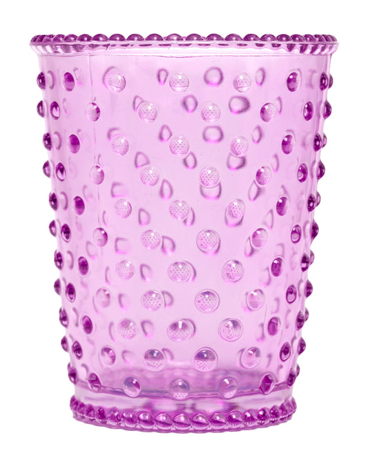 No. 43 Rhubarb & Rose Empty Hobnail Glass