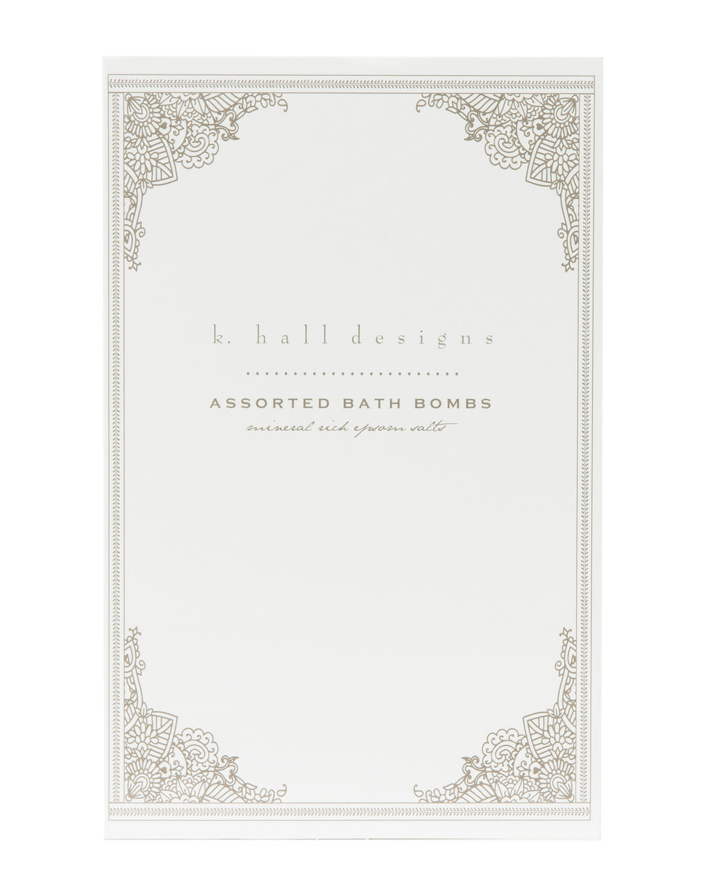 K. Hall Designs Assorted Bath Bomb Set