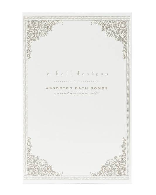 K. Hall Designs Assorted Bath Bomb Set