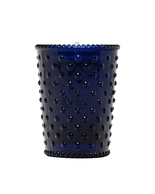 Blackberry Currant Votive Hobnail Glass Candle