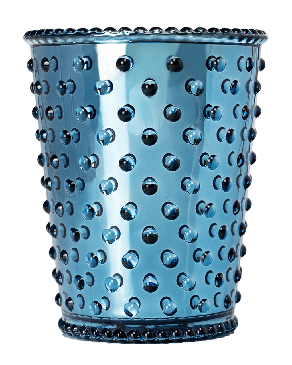 No. 66 Chrome Winter Frost Empty Hobnail Glass