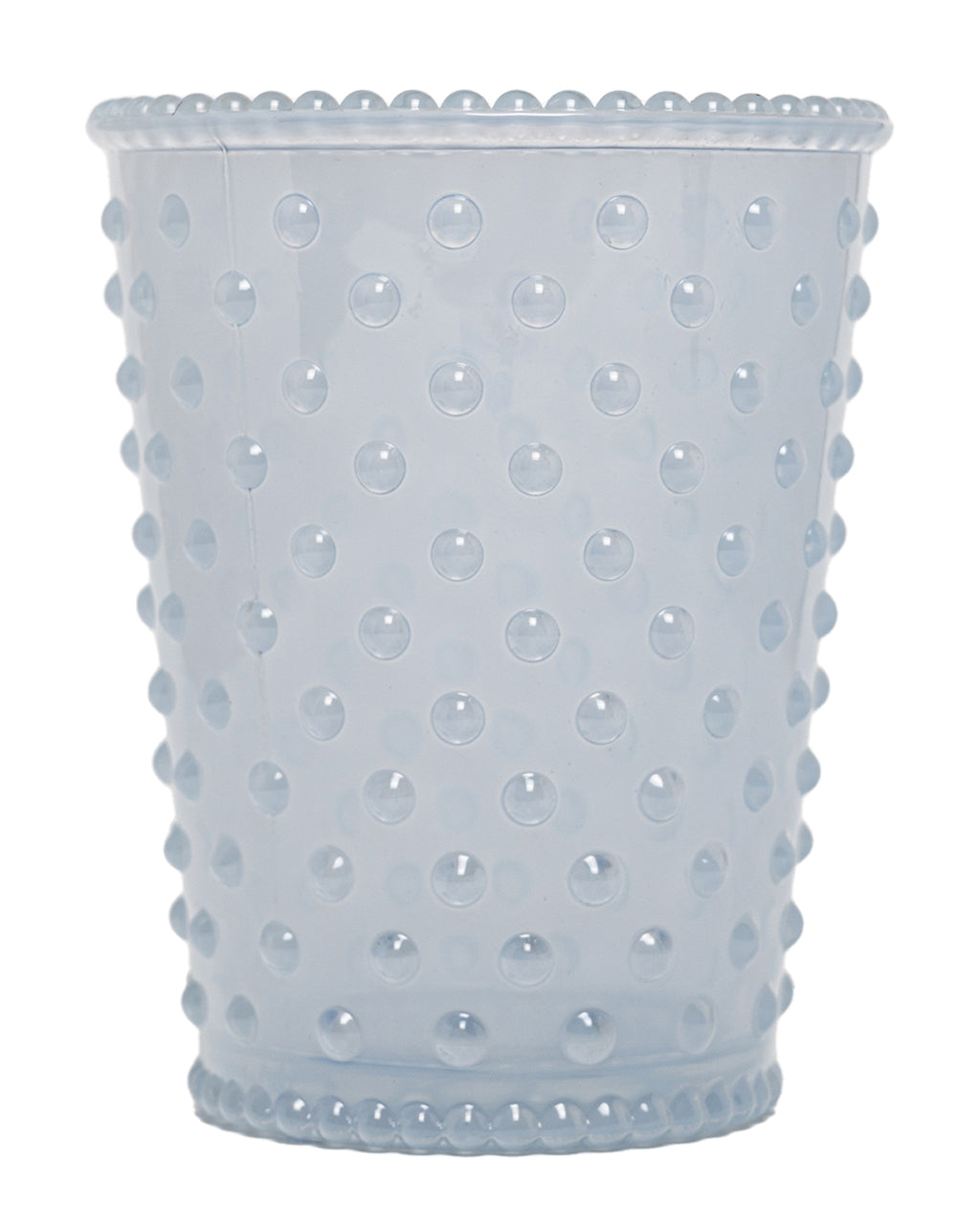 No. 85 Snow Empty Hobnail Glass