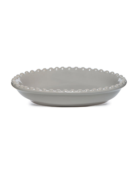 Pewter Beaded Soap Dish