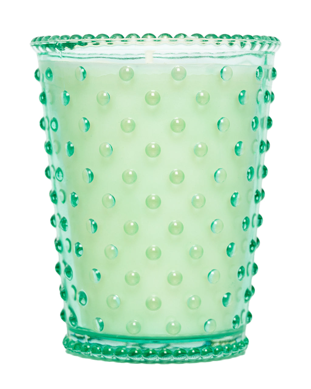 No. 91 Marine Hobnail Glass Candle