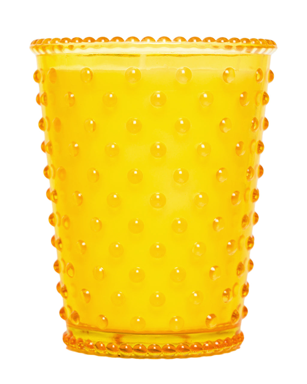 No. 97 Meyer Lemon Hobnail Glass Candle