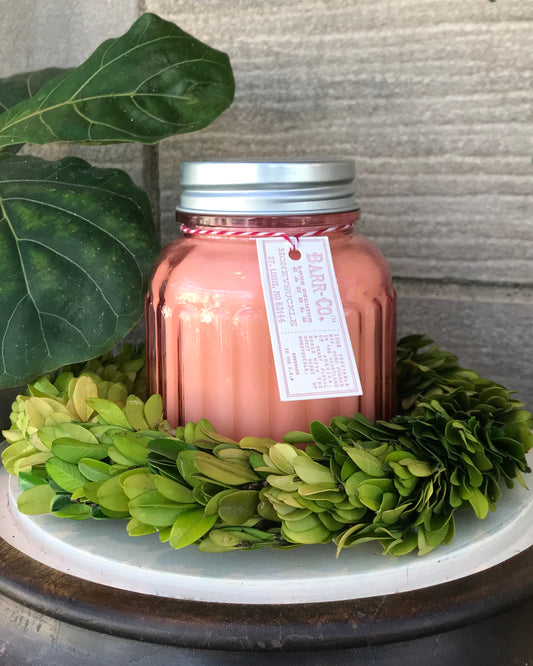 Honeysuckle Apothecary Jar Candle
