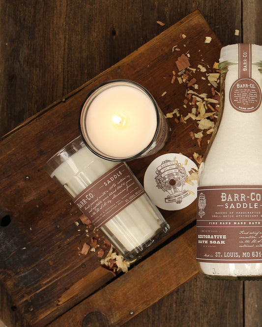 Saddle Parfait Glass Candle