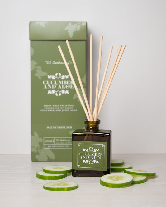 Cucumber and Aloe Scent Diffuser Kit