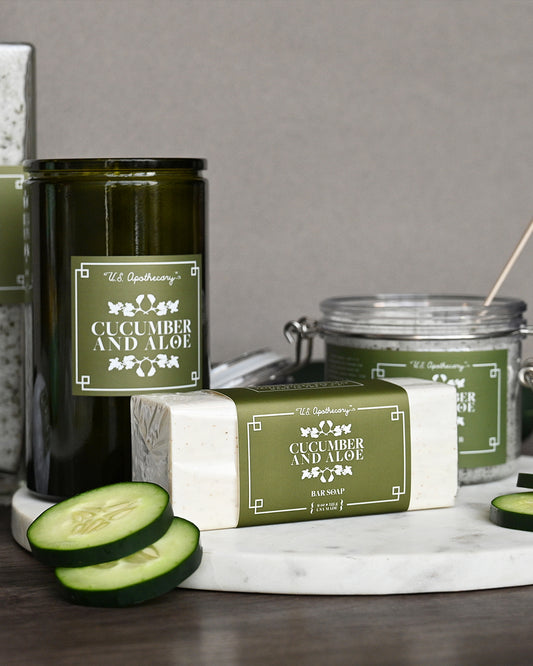 Cucumber and Aloe Triple Milled Bar Soap