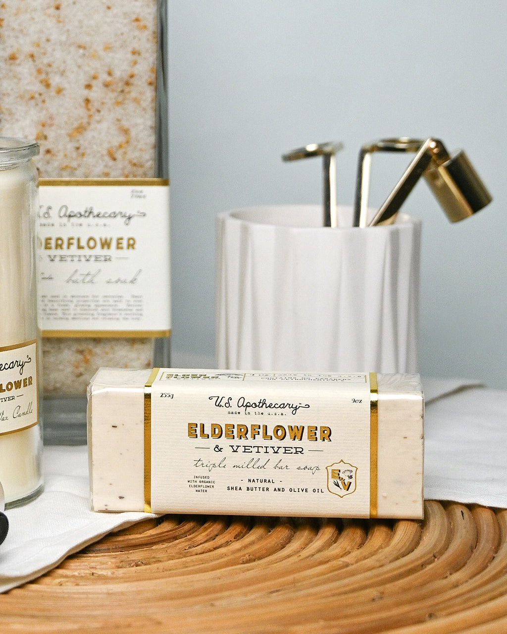 Elderflower & Vetiver Triple Milled Bar Soap