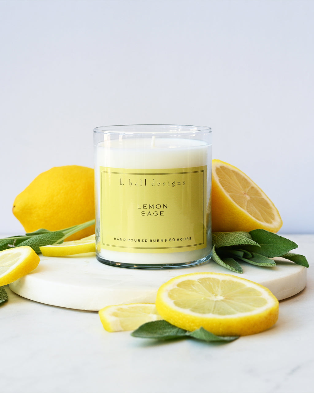 Lemon Sage 60 Hour Jar Candle