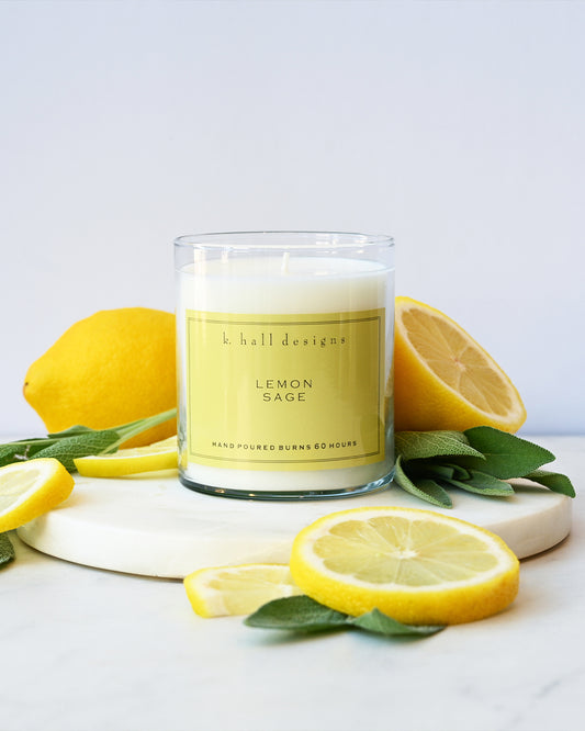 Lemon Sage 60 Hour Jar Candle