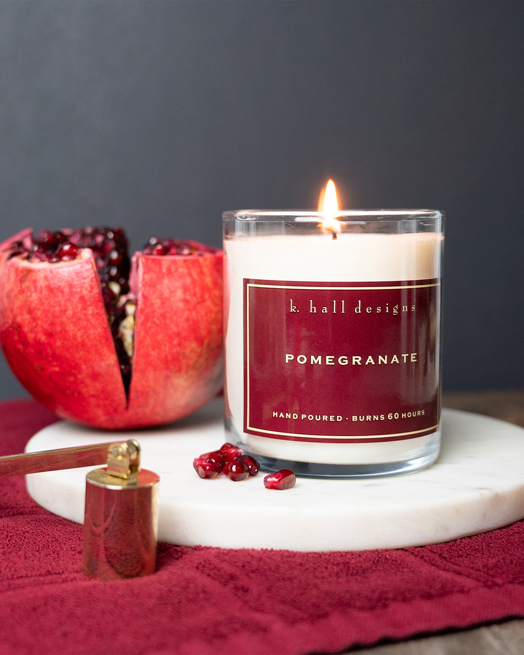 Pomegranate 60 Hour Jar Candle