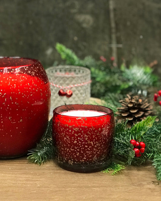 Reindeer Gold Flecked Candle