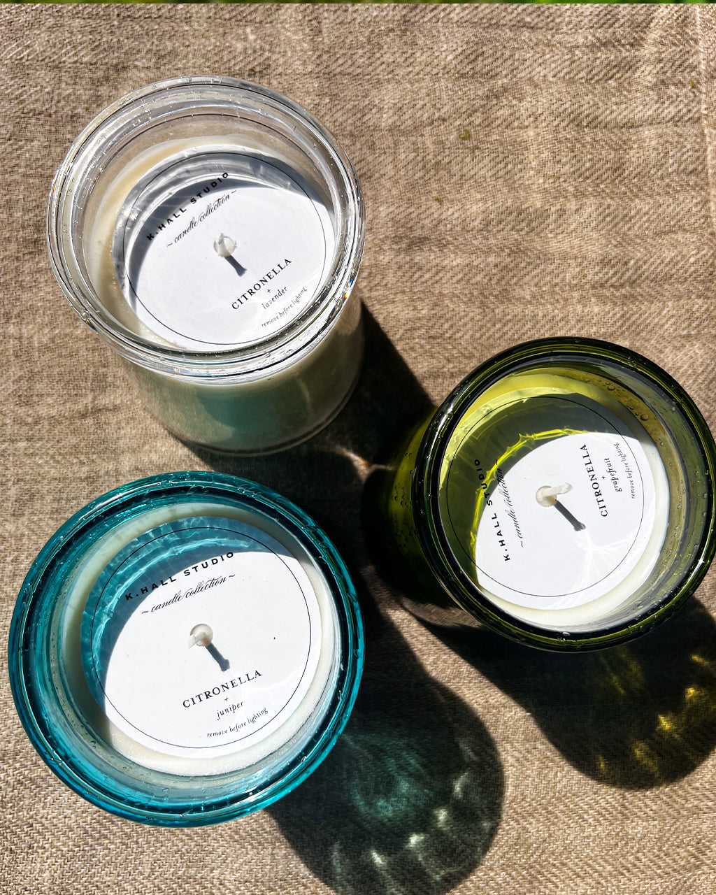 Citronella + Lavender Small Outdoor Candle