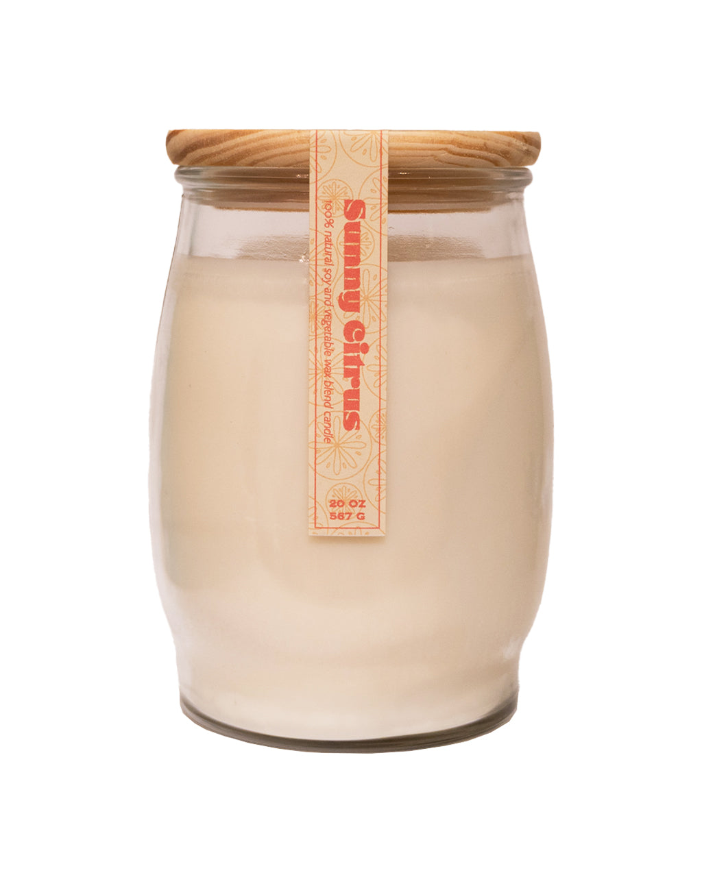 Sunny Citrus Barrel Candle