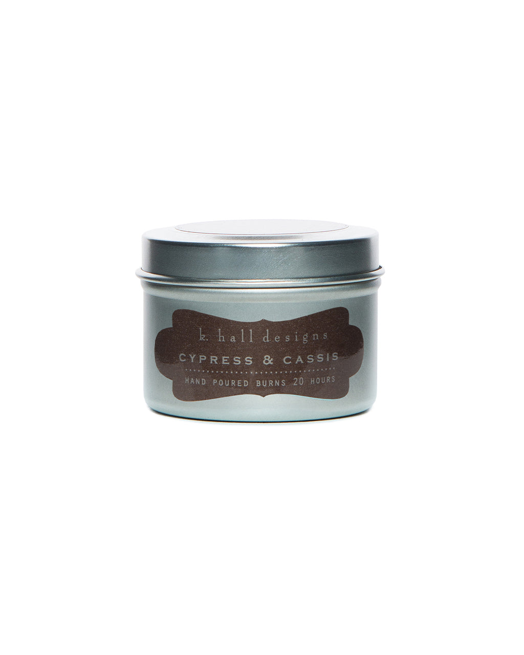 Cypress & Cassis Travel Candle