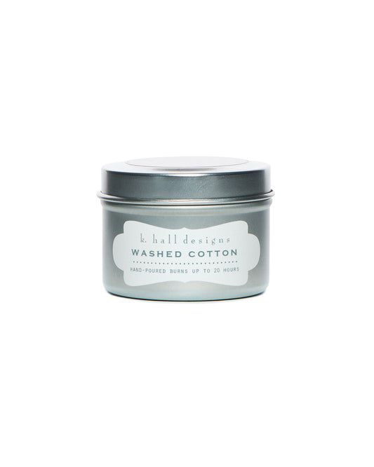 Washed Cotton Travel Candle
