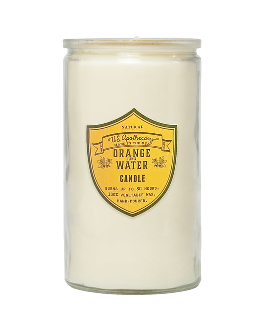 Orange Water Natural Wax Candle