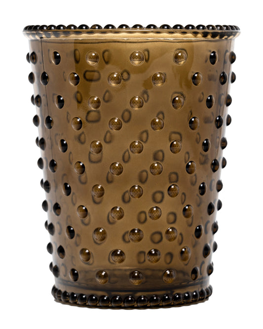 No. 12 Nutmeg Empty Hobnail Glass