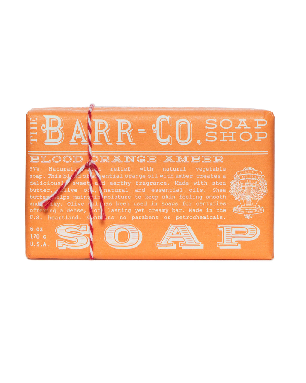 Blood Orange Amber Triple Milled Bar Soap