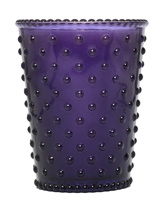 No. 16 Blackberry Currant Hobnail Glass Candle