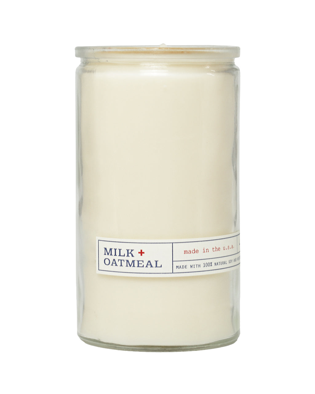 Milk + Oatmeal Natural Wax Candle