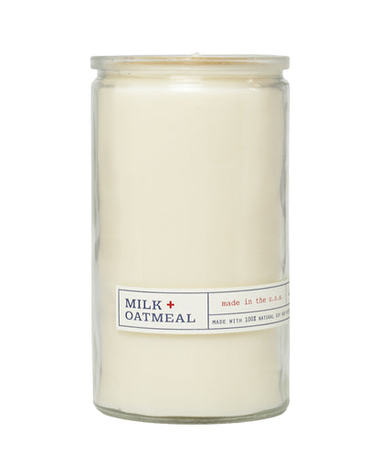 Milk + Oatmeal Natural Wax Candle