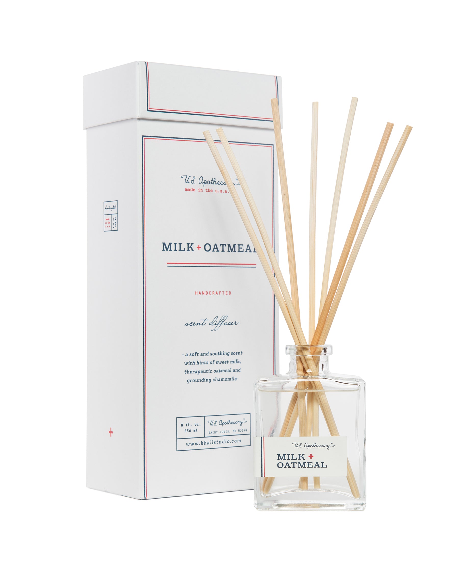 Milky Diffuser Milk + Oatmeal Scent Diffuser Kit | K. Hall Studio