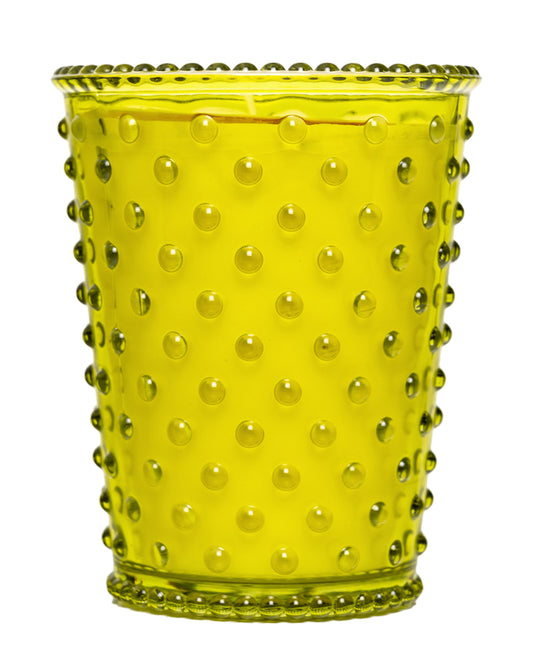 No. 24 Fir & Grapefruit Hobnail Glass Candle