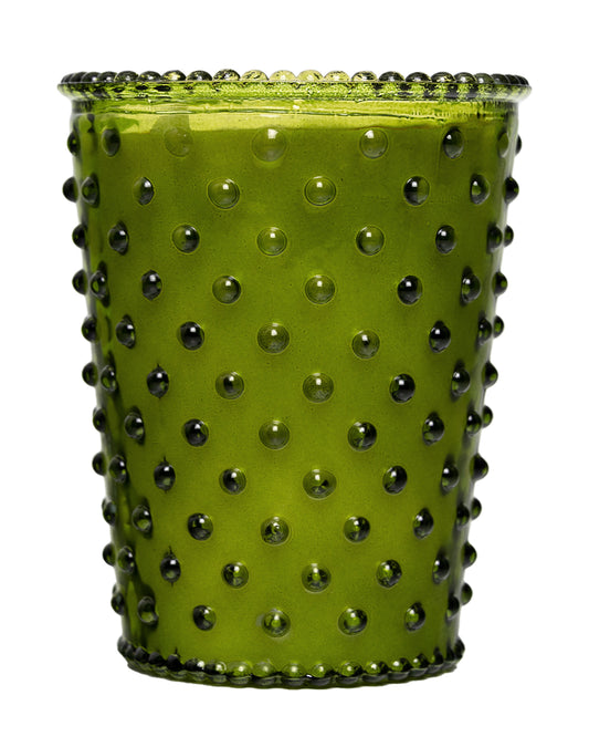 No. 25 Pear Hobnail Glass Candle