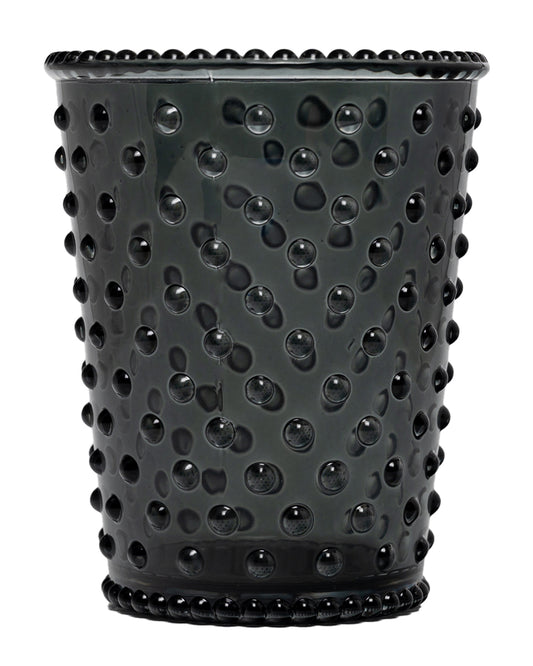 No. 27 Forest Night Empty Hobnail Glass
