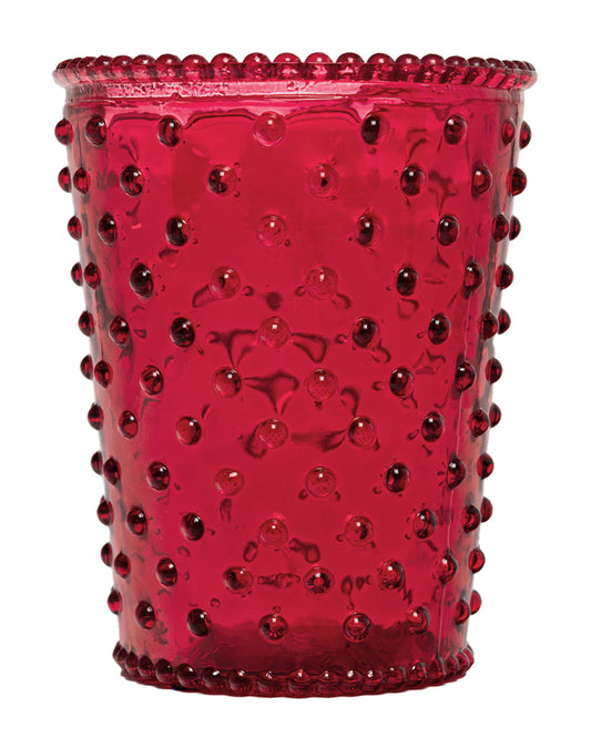 No. 282 Dragon Fruit Empty Hobnail Glass