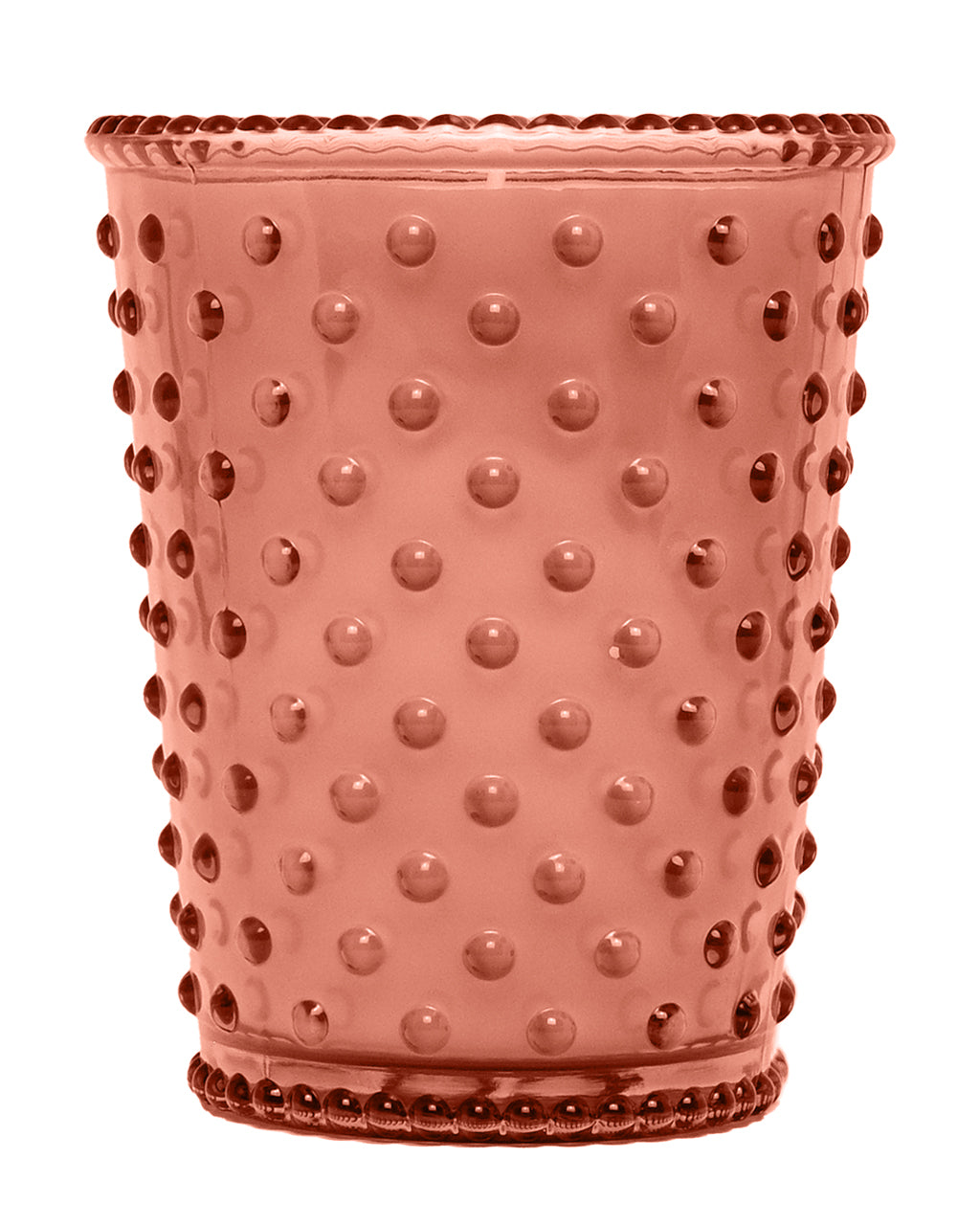 No. 289 Bulgarian Orchard Hobnail Glass Candle