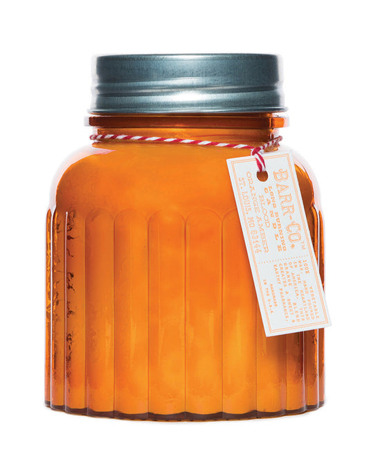 Blood Orange Amber Apothecary Jar Candle