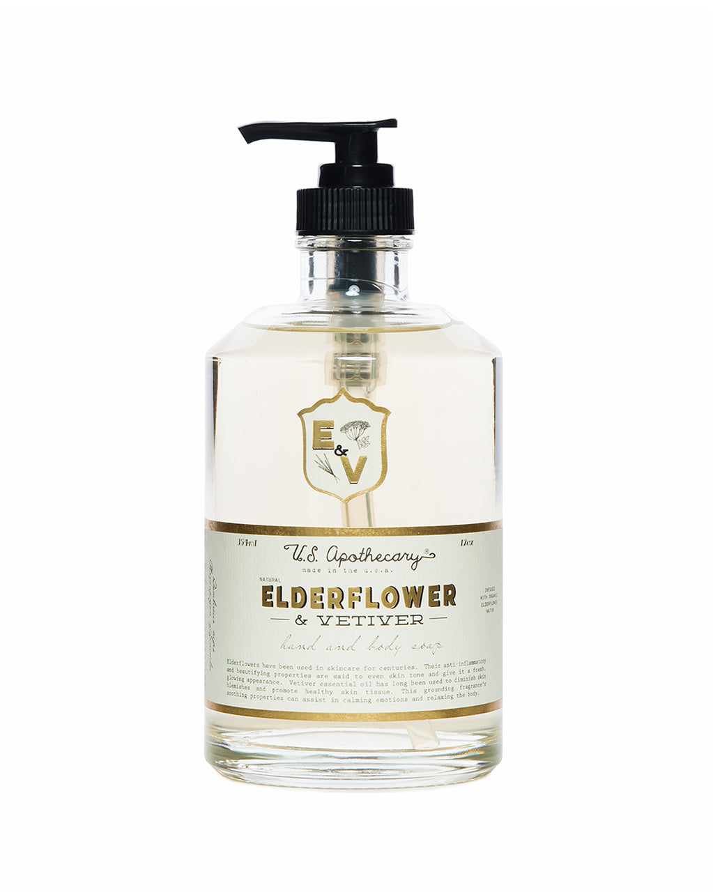 Elderflower & Vetiver Hand and Body Soap