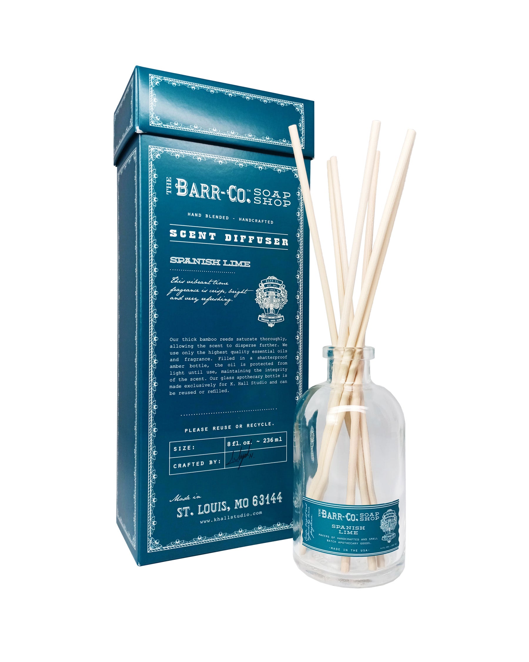 Spanish Lime Scent Diffuser Kit | K. Hall Studio