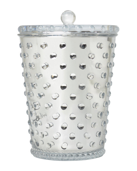 Grande Vanilla Bean Hobnail Glass Candle