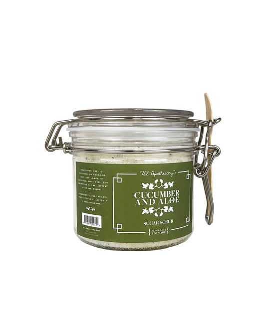 Cucumber and Aloe Sugar Scrub