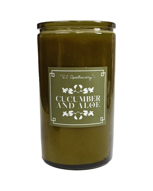Cucumber and Aloe Natural Wax Candle