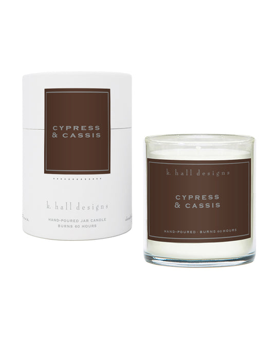 Cypress & Cassis 60 Hour Jar Candle
